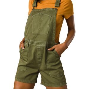 Prana Women's Sancho Shortalls Cargo Green | Small